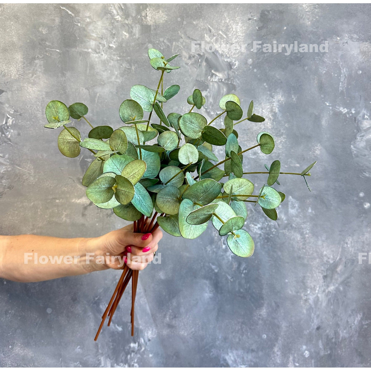 Real Touch Eucalyptus Stem - Green