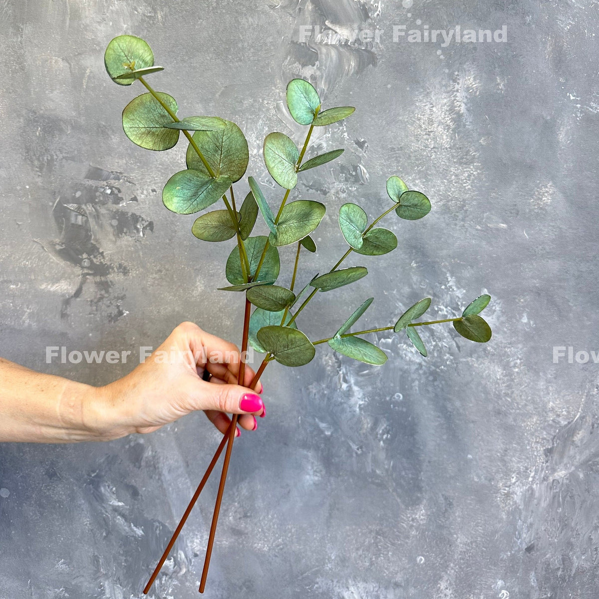 Real Touch Eucalyptus Stem - Green