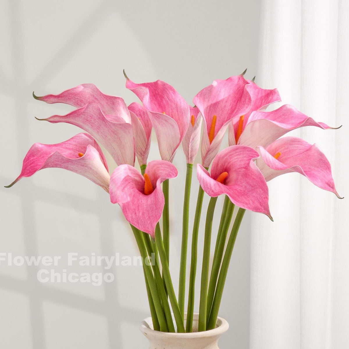 Natural Touch Faux Calla Lily Stem - Pink