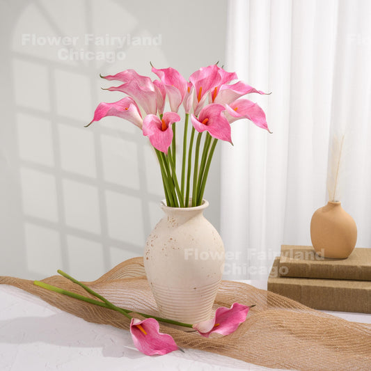 Natural Touch Faux Calla Lily Stem - Pink