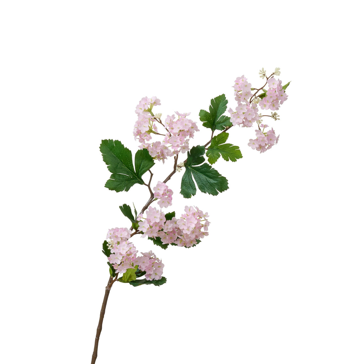 Faux Snowball Stem - Lavender Pink