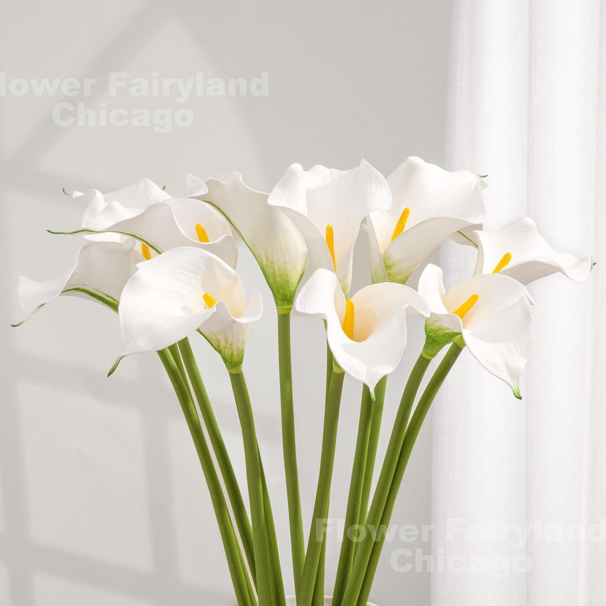 Natural Touch Faux Calla Lily Stem - White