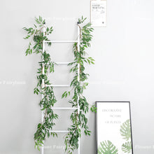 Load image into Gallery viewer, Faux Weeping Willow Garland 67&quot; Stem – Green
