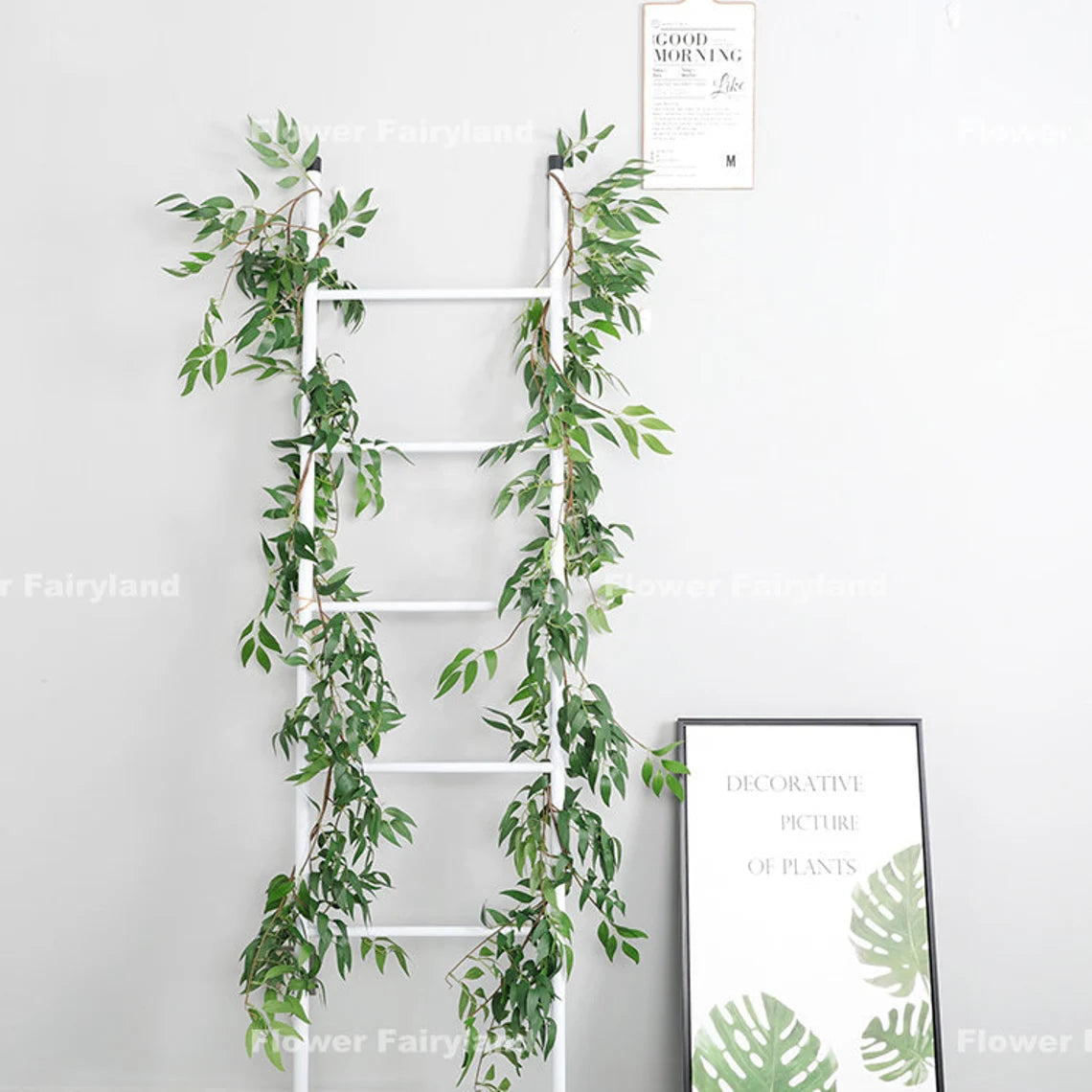 Faux Weeping Willow Garland 67