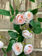 Load image into Gallery viewer, Mini Hanging Rose Garland 72&quot;  – Blush Pink
