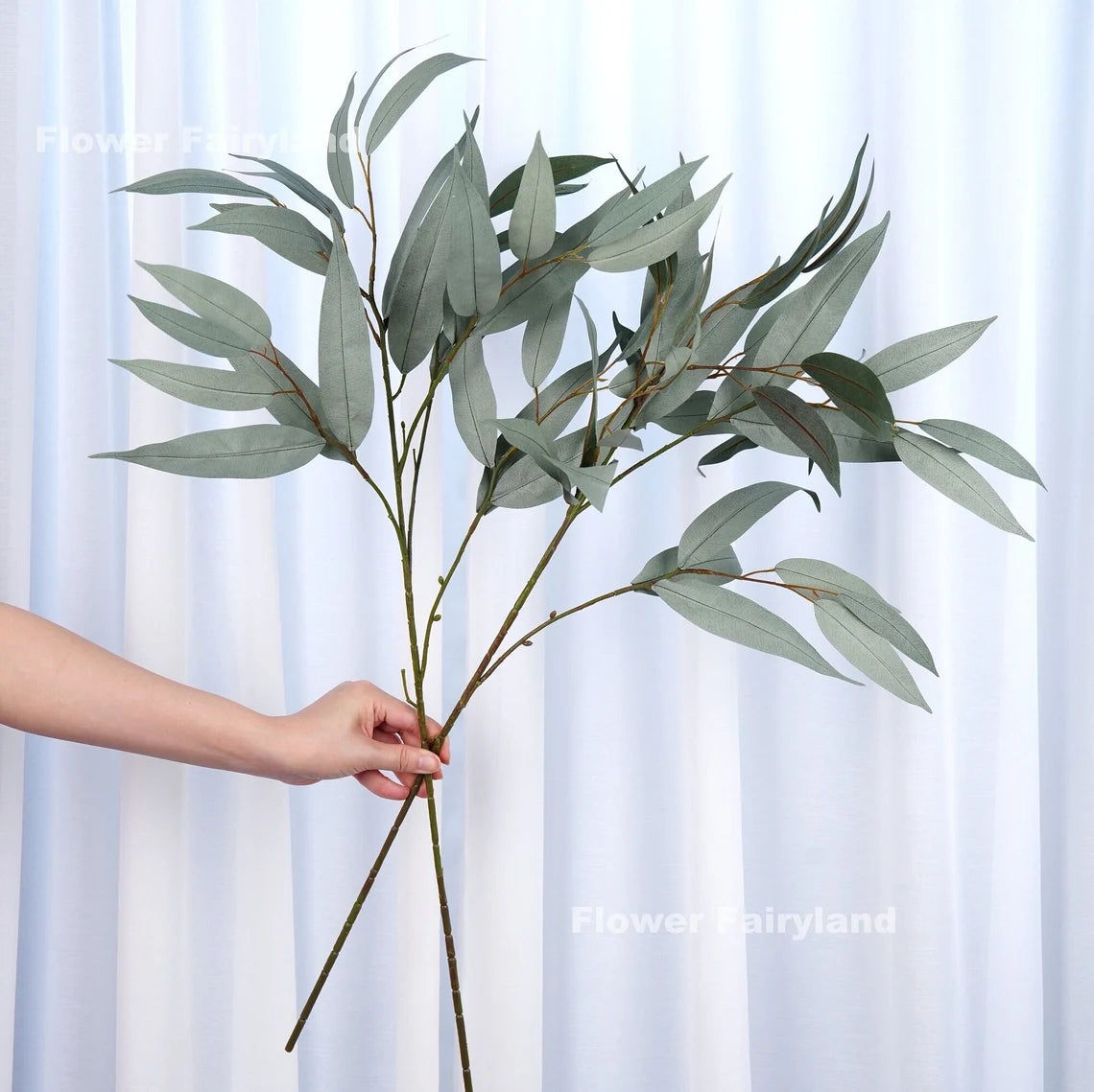 Faux Eucalyptus Branch 32