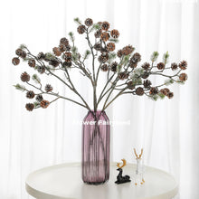 Load image into Gallery viewer, 35&quot; Faux Evergreen Pine Cone Large Branch – Plant
