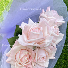 Load image into Gallery viewer, Real Touch Full Bloom Rose Stem Pale - Pink  30&quot;
