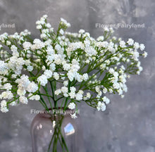 Load image into Gallery viewer, Faux Baby’s Breath Bouquet 21&quot; -  White
