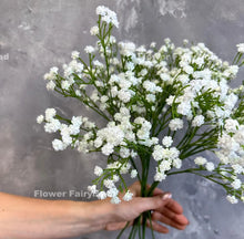 Load image into Gallery viewer, Faux Baby’s Breath Bouquet 21&quot; -  White
