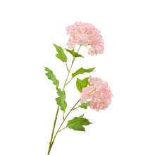 Load image into Gallery viewer, 2 Heads Real Touch Snowball Stem - Light Pink
