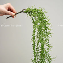Load image into Gallery viewer, Faux Spanish Moss Airplants Wall Hanging Plant - Green
