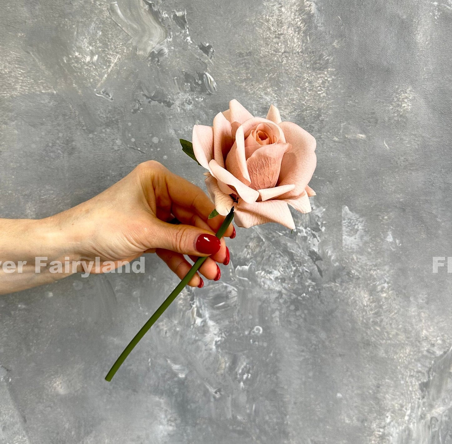 Beige caramel rose petal detail