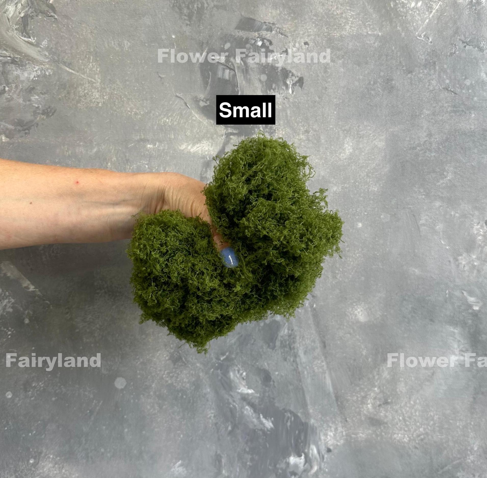 Faux moss forest green texture