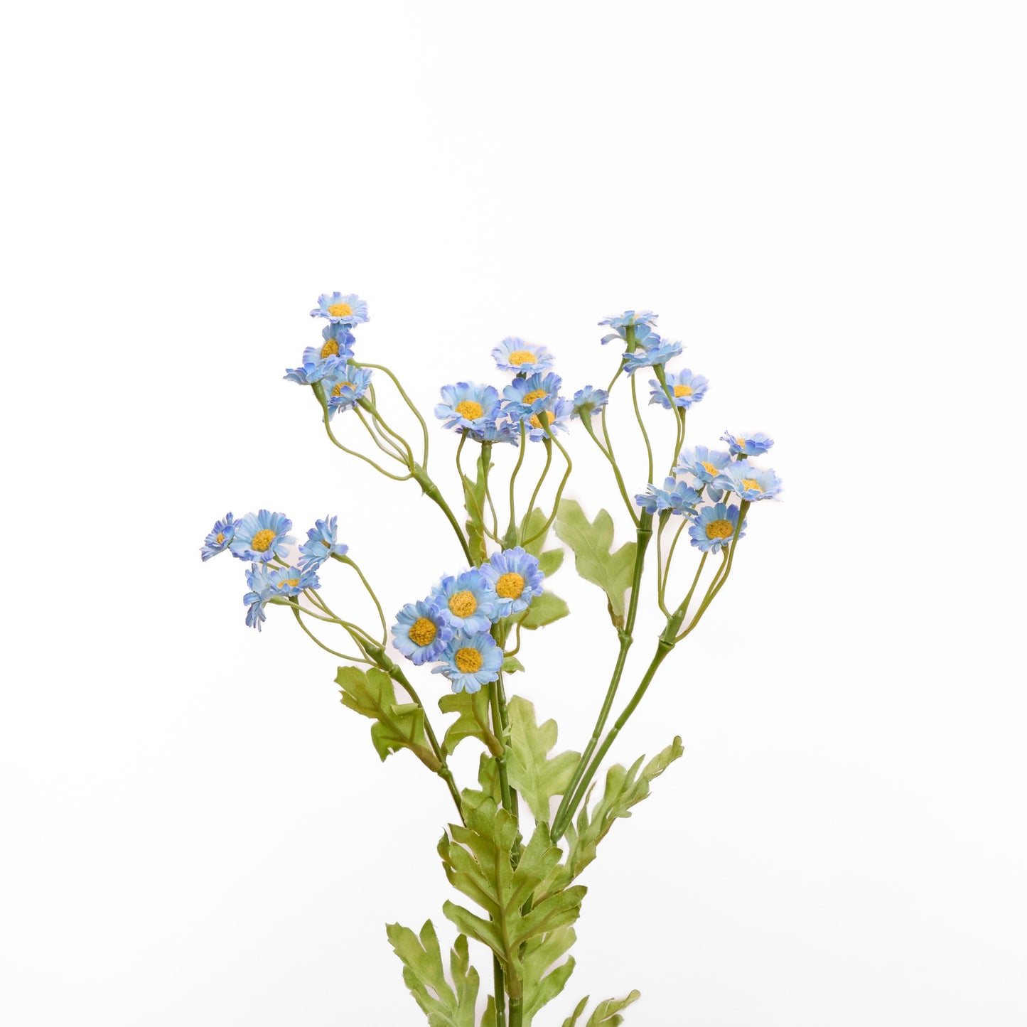 Faux chamomile long stem in blue - sparse stems