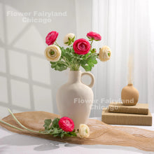 Load image into Gallery viewer, Faux Ranunculus Stem – Dark Pink
