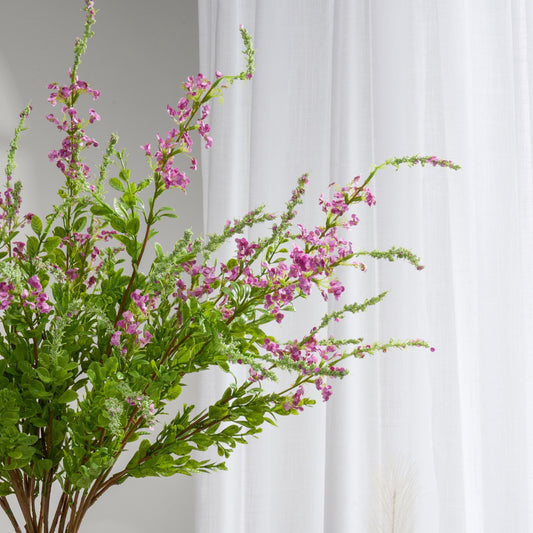 Purple faux sage plant branch