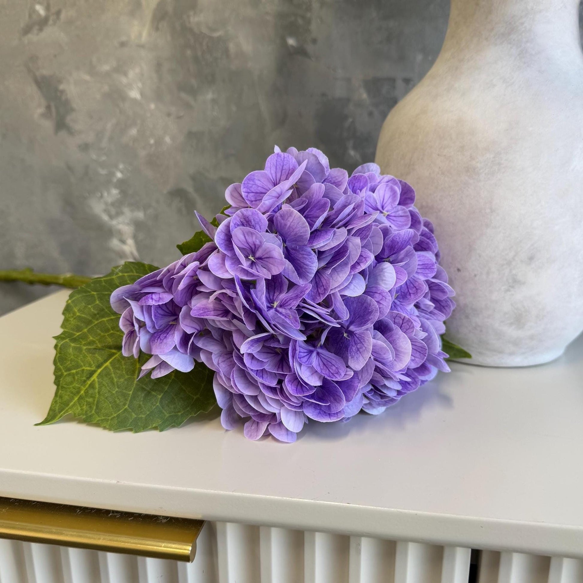 Electric purple hydrangea decor idea