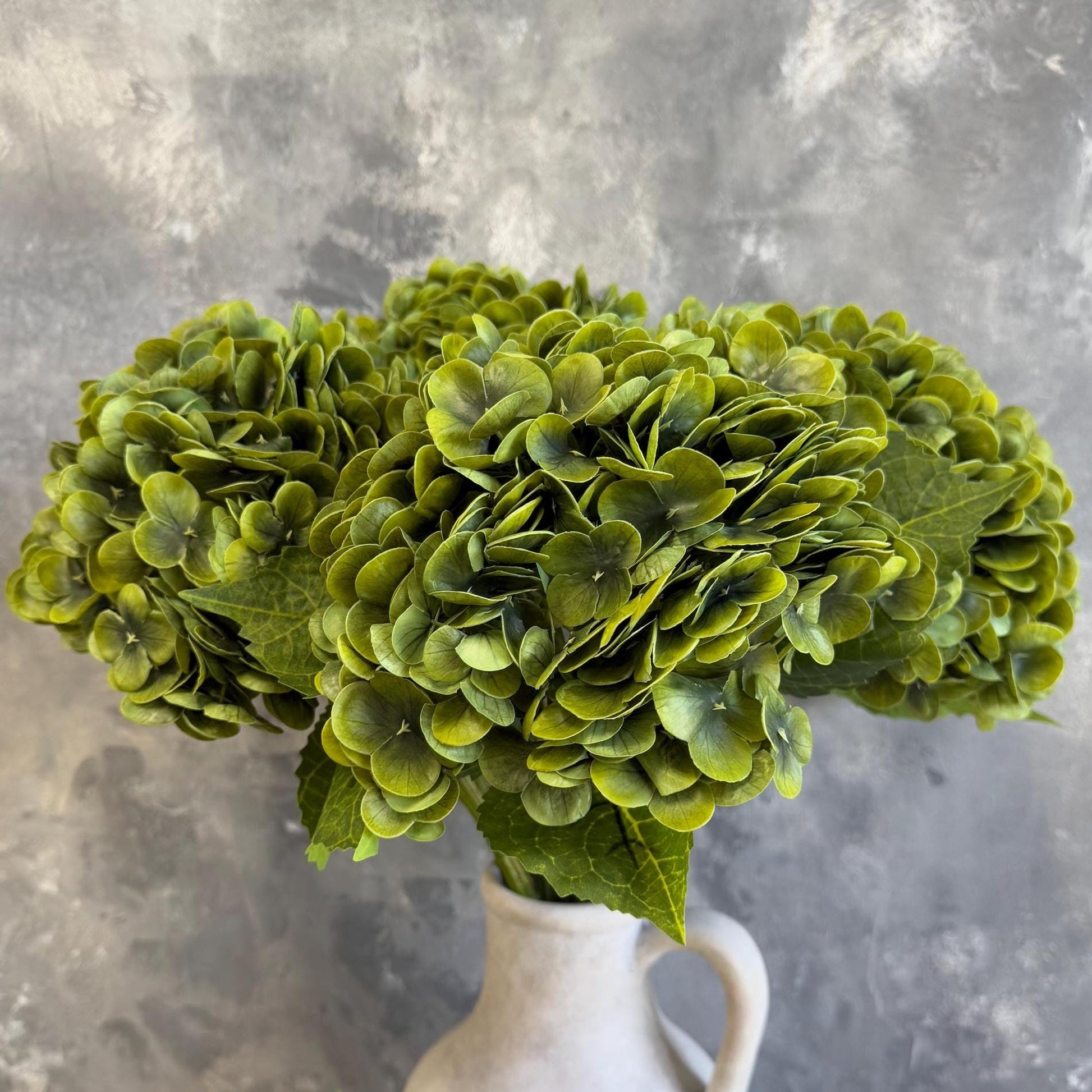 Artichoke green hydrangea in arrangement