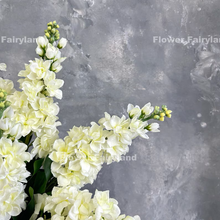 Load image into Gallery viewer, Faux Brompton Stock Bouquet - Yellowish White
