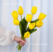 Load image into Gallery viewer, Real Touch Latex Tulip Stem - Yellow
