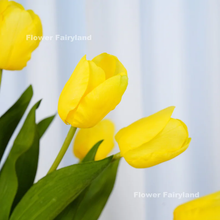 Load image into Gallery viewer, Real Touch Latex Tulip Stem - Yellow
