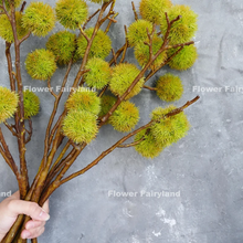 Load image into Gallery viewer, 27&quot; Faux Chestnut Stem - Yellowish Green
