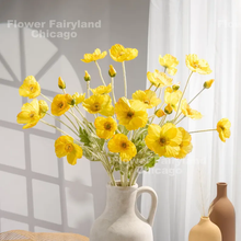 Load image into Gallery viewer, Faux Poppy - Yellow
