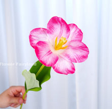 Load image into Gallery viewer, Faux Open Tulip Stem - Bright Pink
