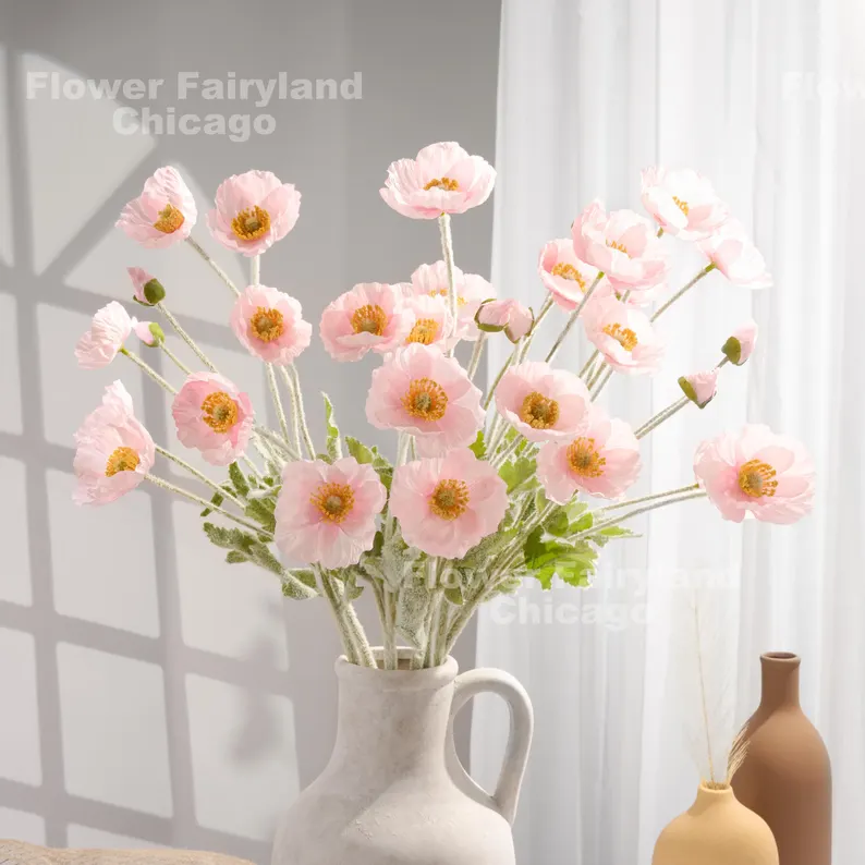 Faux Poppy - Soft Pink