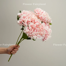 Load image into Gallery viewer, 5 Heads Hydrangea Bouquet - Pink Center
