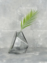 Load image into Gallery viewer, Gray Transparent Glass Vase
