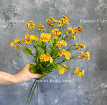 Load image into Gallery viewer, 21&quot; 30 Heads Chamomile Branch - Orange
