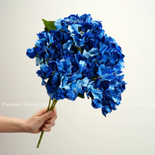 Load image into Gallery viewer, 5 Heads Hydrangea Bouquet - Dark Blue
