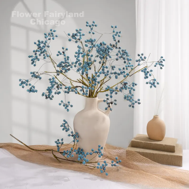 Faux Blueberry Branch