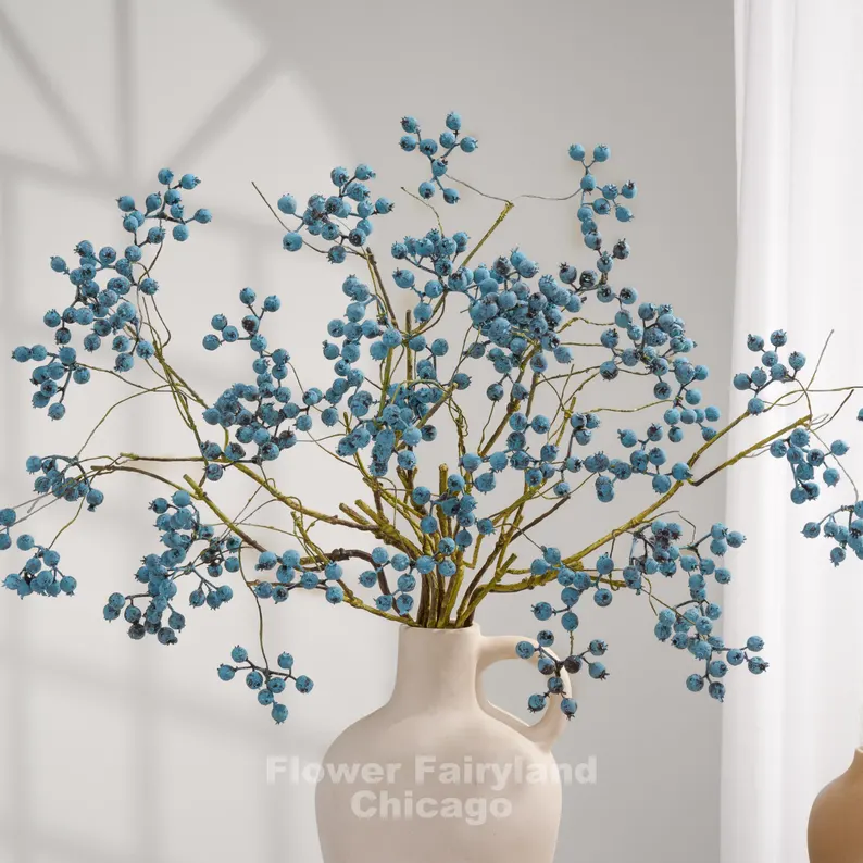 Faux Blueberry Branch