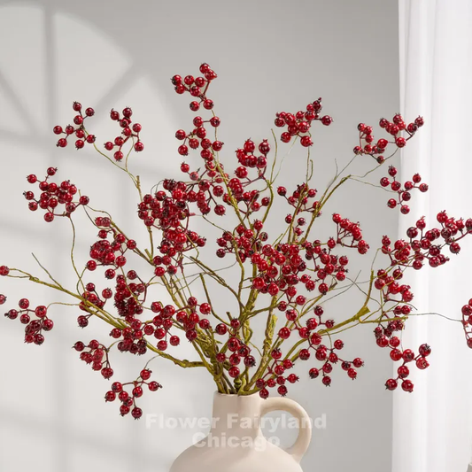 Faux Cranberry Branch