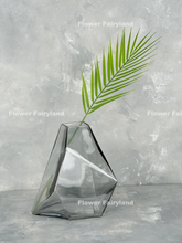 Load image into Gallery viewer, Gray Transparent Glass Vase
