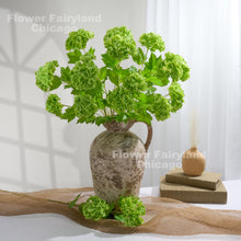 Load image into Gallery viewer, 2 Heads Real Touch Snowball Stem  - Green
