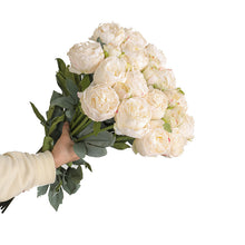 Load image into Gallery viewer, 32&quot; 8 Stems Dried Peony Bouquet
