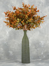 Load image into Gallery viewer, 28“ Eucalyptus Leaf Branch - Orange
