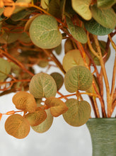 Load image into Gallery viewer, 28“ Eucalyptus Leaf Branch - Orange
