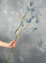 Load image into Gallery viewer, 29&quot; Faux Blueberry Stem
