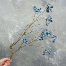 Load image into Gallery viewer, 29&quot; Faux Blueberry Stem
