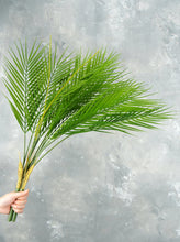 Load image into Gallery viewer, 30&quot; 6 Branches Faux Palm Leaves Plant
