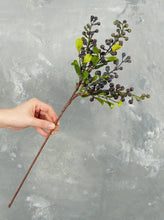 Load image into Gallery viewer, 21&quot; Faux Berry Stem - Blue
