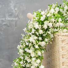 Load image into Gallery viewer, 51&quot; Faux White Baby&#39;s Breath Garland
